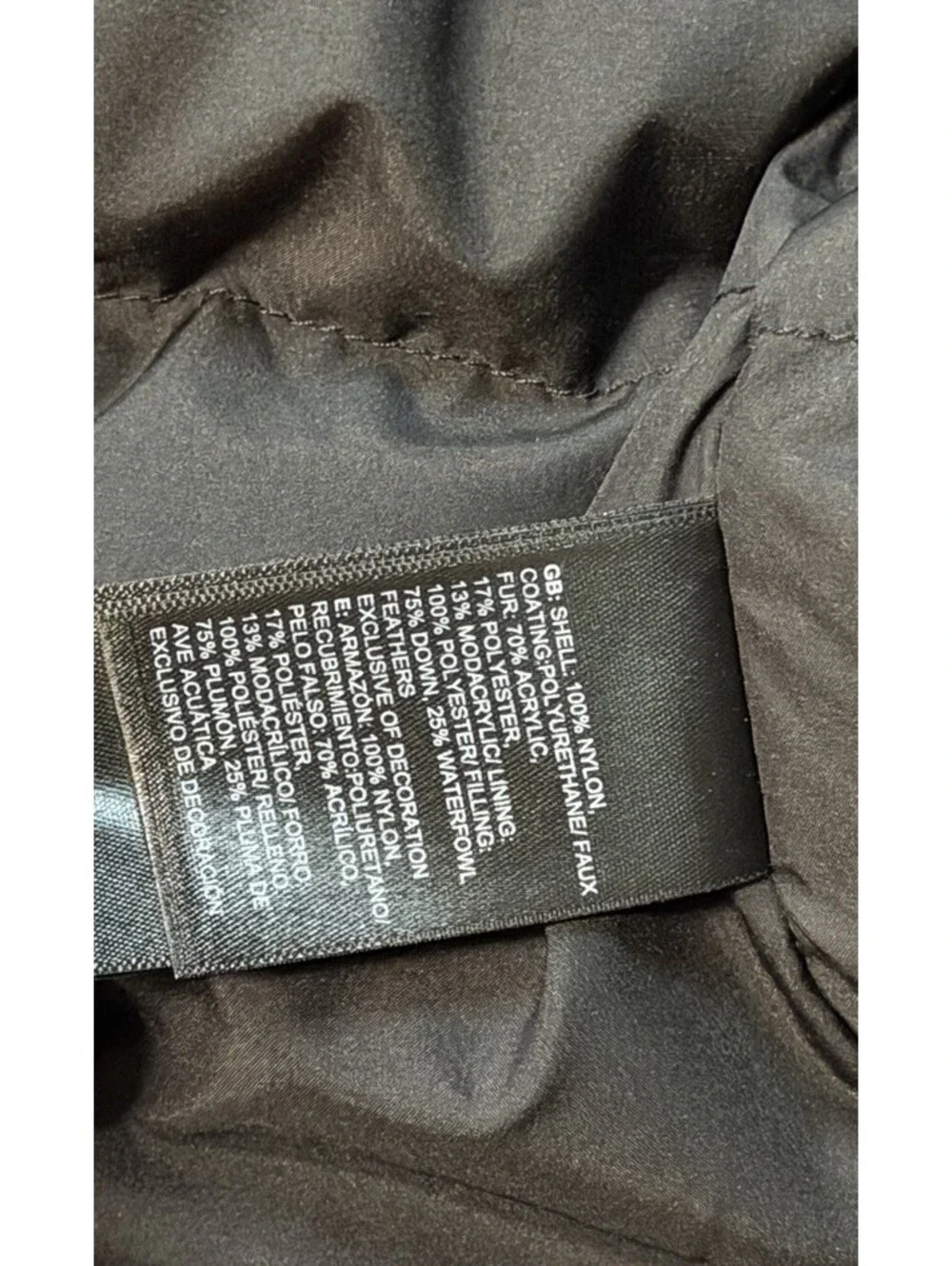 The North Face McMurdo III Parka Mens XL Black 550 Down DryVent NF0A33RF